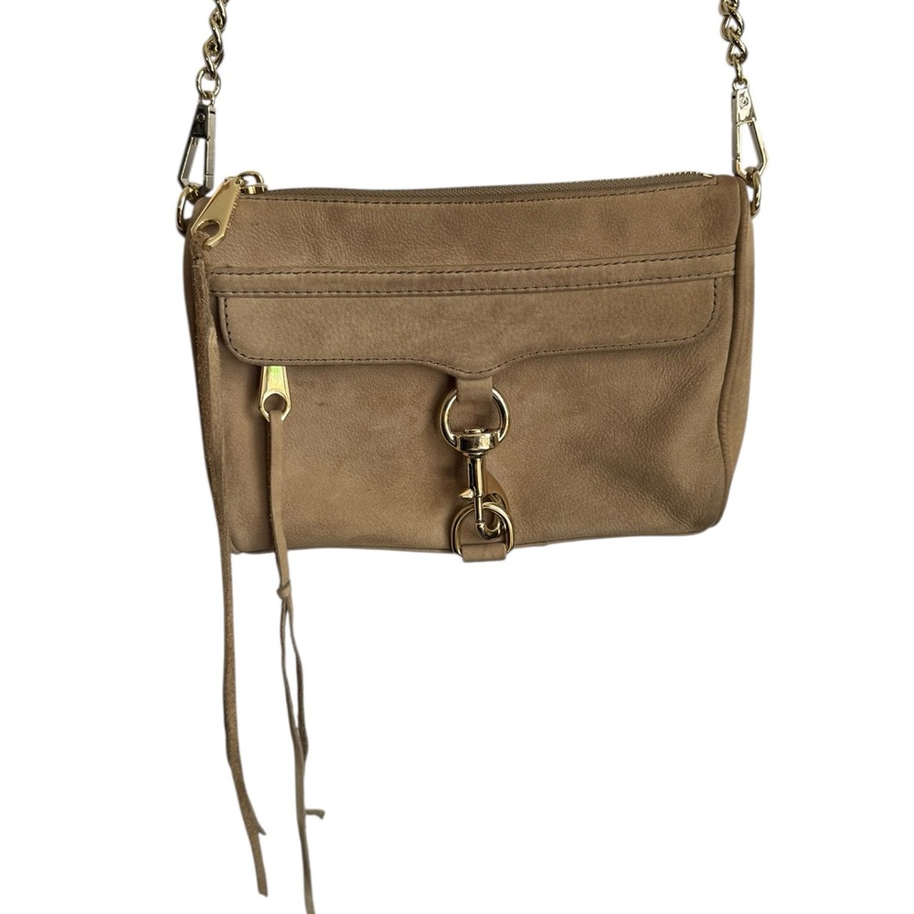 Rebecca Minkoff Nubuck Mini Mac with chain Strap - Picture 3 of 11